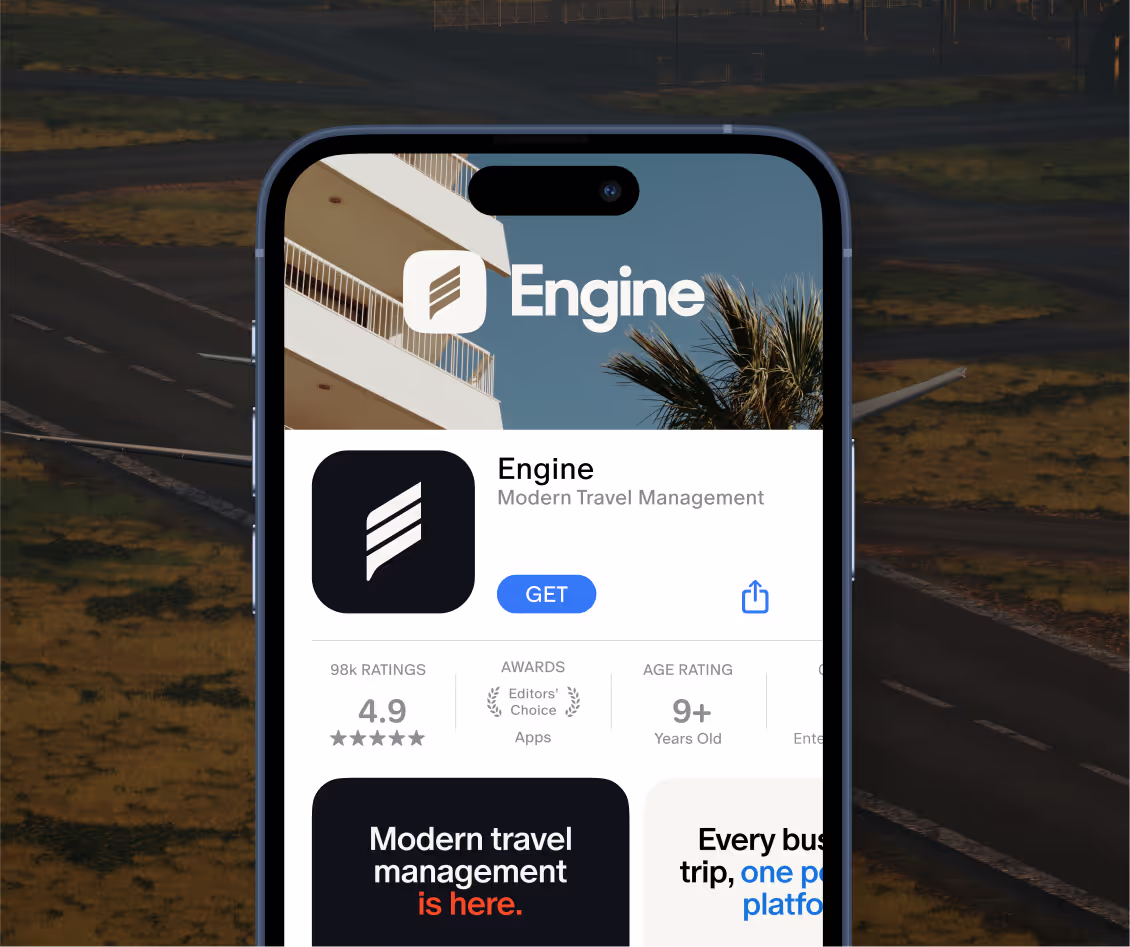 Engine app store screen on a phone