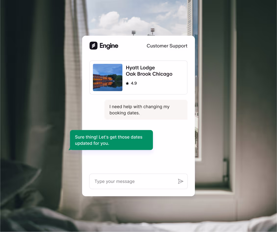 A customer support conversation